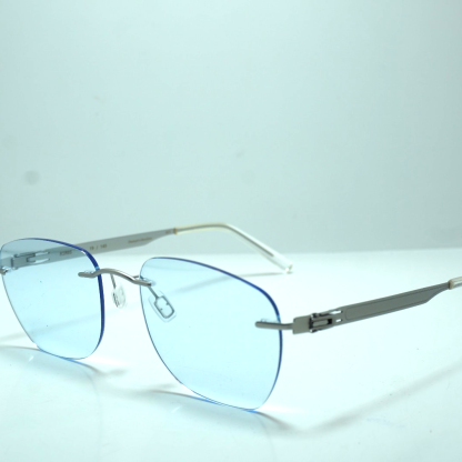 • ROUNDTEN RIM05 Gold Blue – Japanese Designer Sunglasses