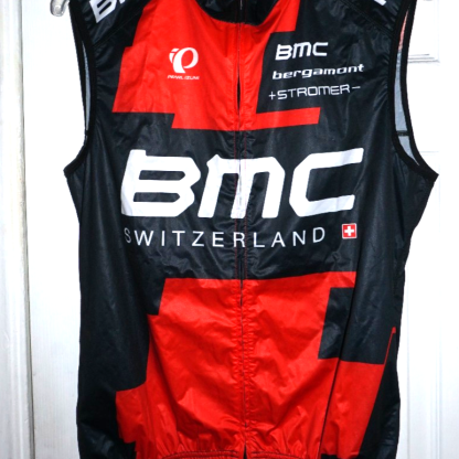 Pearl Izumi BMC Team Cycling Vest Windproof Gilet Sleeveless Jersey Men M