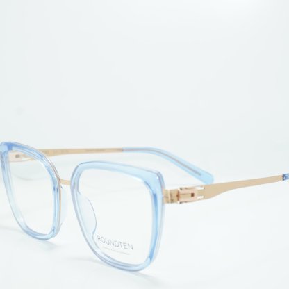 • ROUNDTEN SAE03 032 Blue Gold – Spain Designer Eyeglasses