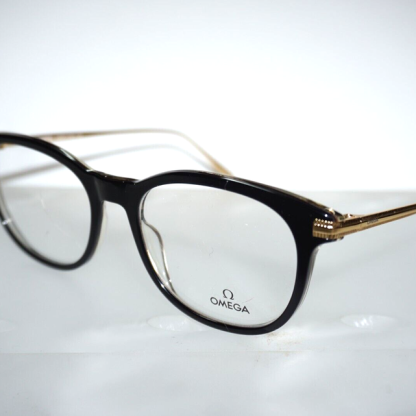 • OMEGA OM 5013 005 Black – Switzerland Designer Eyeglasses