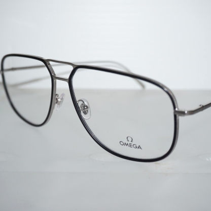 • OMEGA OM 5027 016 Black – Switzerland Designer Eyeglasses