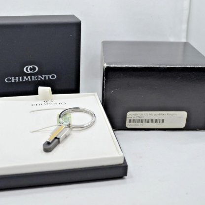 CHIMENTO 18K Gold Key Ring – Italian Designer