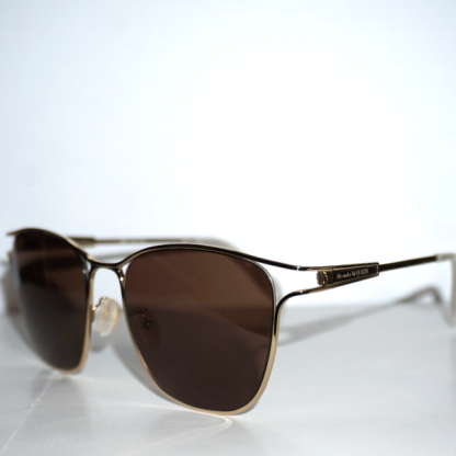 ALEXANDER MCQUEEN AM 0218SK 002 Gold – British Designer